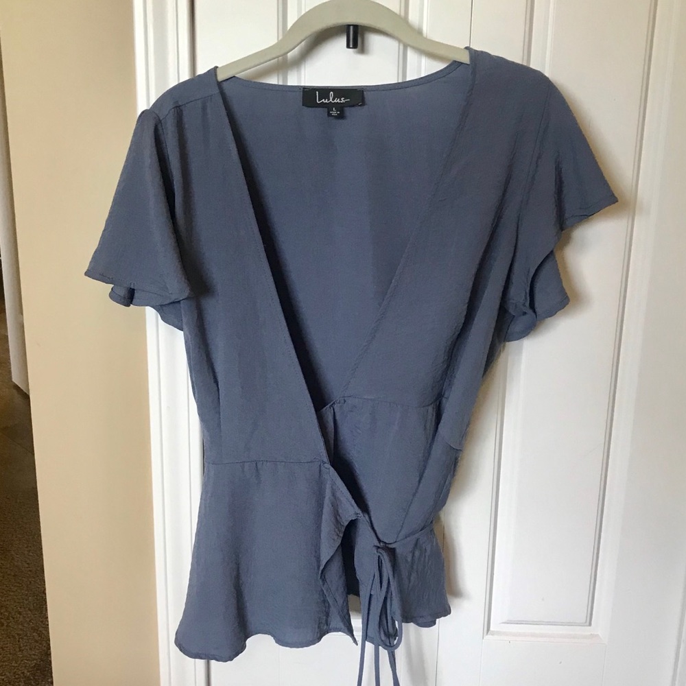 Lulu’s wrap shirt